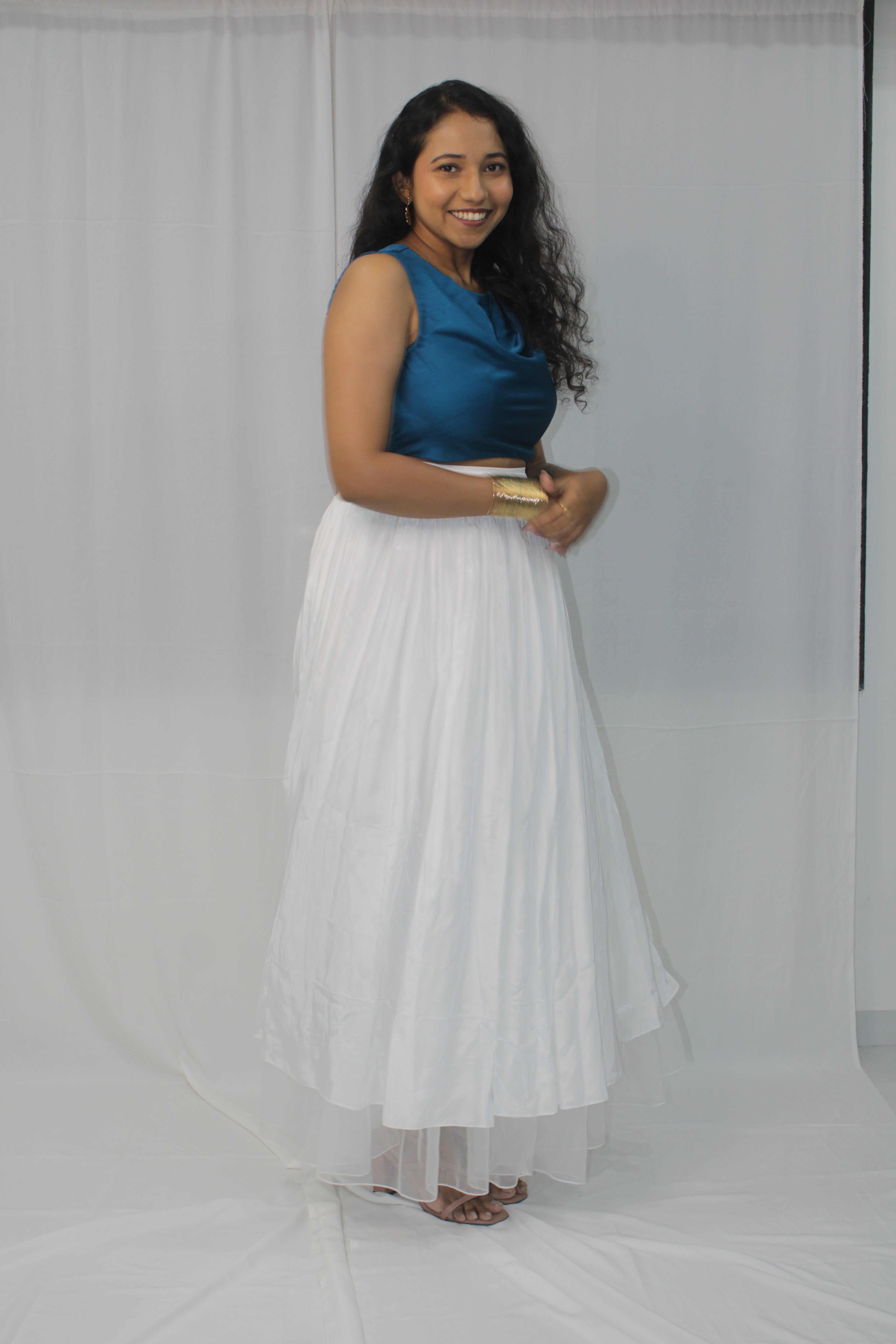 Mist Skirt - White Organza Skirt